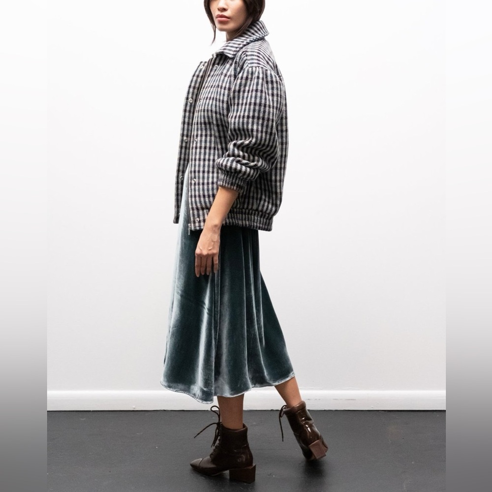Kurt Lyle Lucy Jacket in Red/Brown Check - Picture 5 of 14